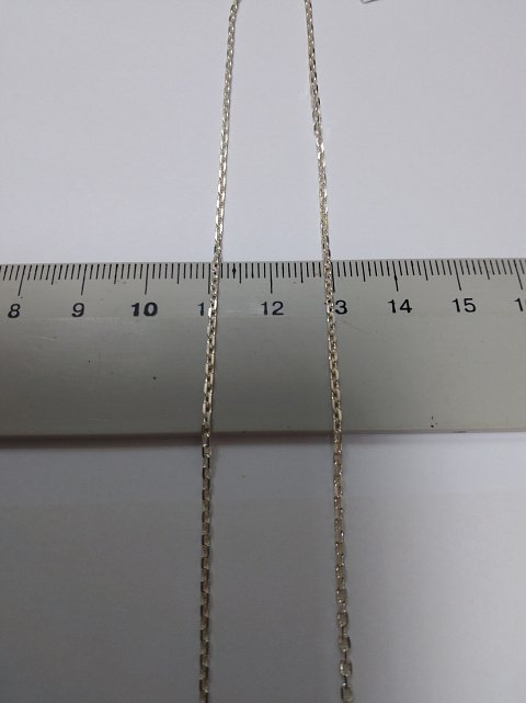 Серебряная цепь с плетением Якорное (30532773) 3