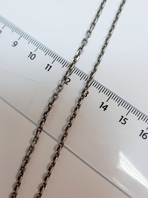 Серебряная цепь с плетением Якорное (33809739) 1