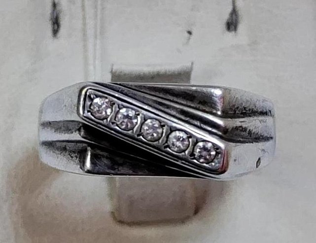 Срібний перстень із цирконієм (33461982) 0