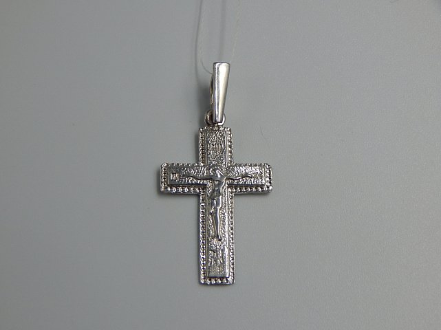 Срібний підвіс-хрест (32198440) 2