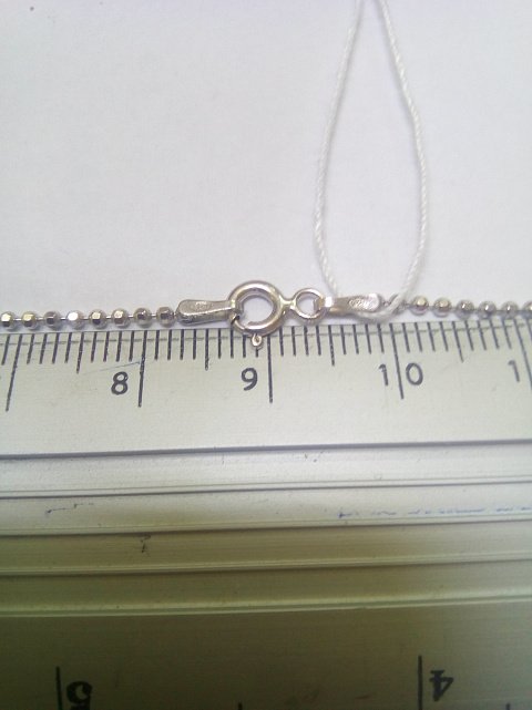 Серебряная цепь с плетением Фантазийное (30519526) 1