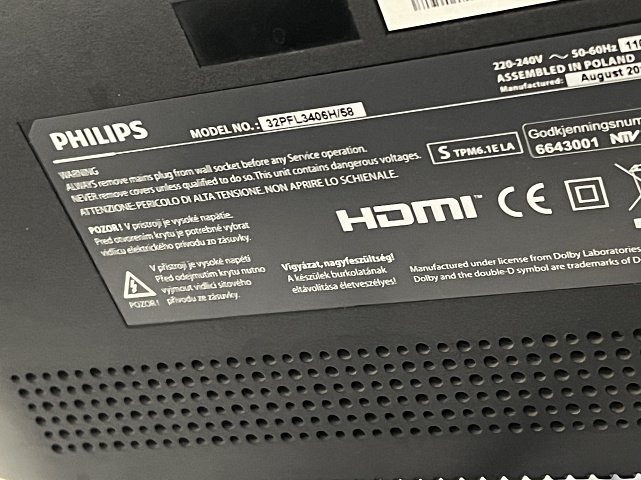Телевизор Philips 32PFL3406H/58 3