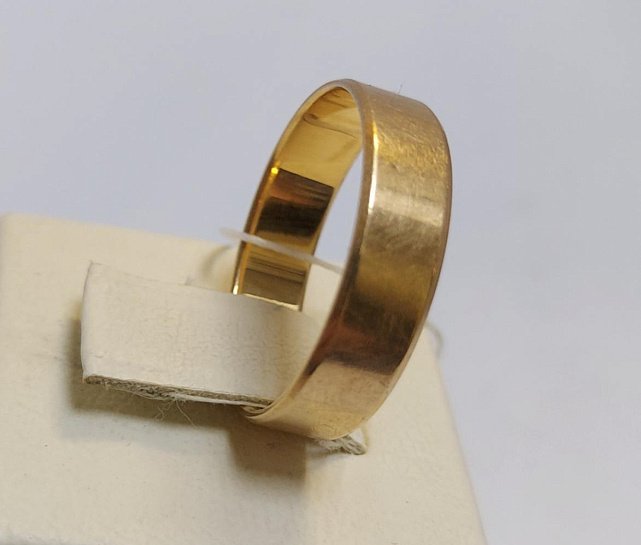 Обручальное кольцо из красного золота (33750728) 1
