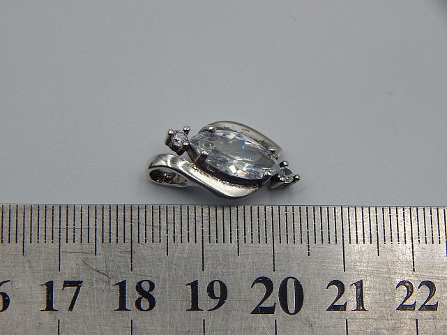 Срібний кулон із цирконієм (32226546) 2