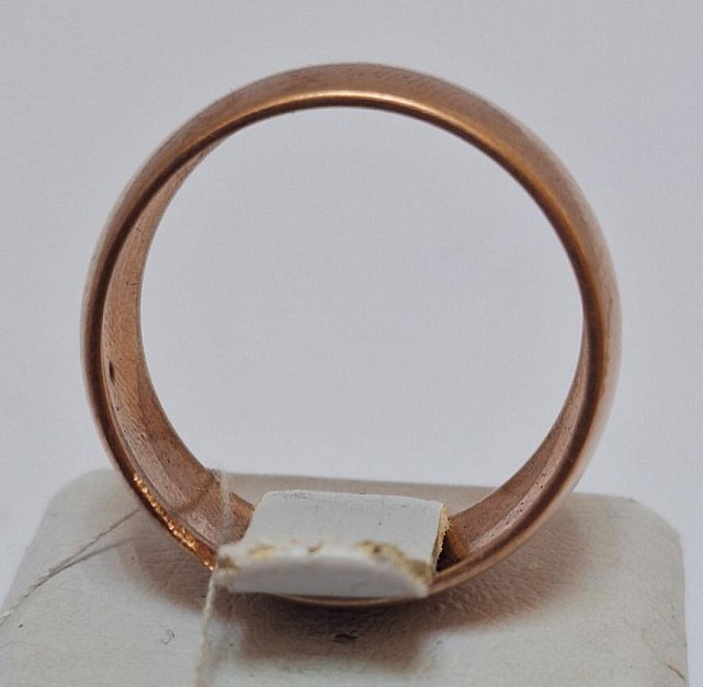 Обручальное кольцо из красного золота (33820272)  2