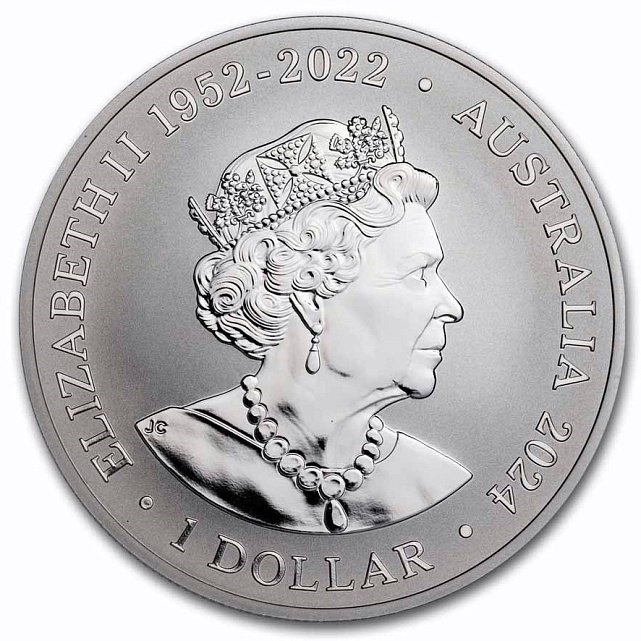 Срібна монета 1oz Тигрова Змія 1 долар 2024 Австралія (33075205) 4