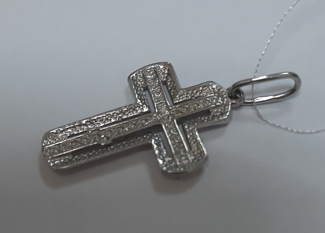 Срібний підвіс-хрест (30533729) 6