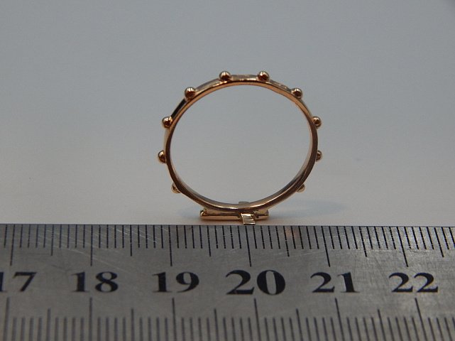 Кольцо из красного золота (31385306) 4