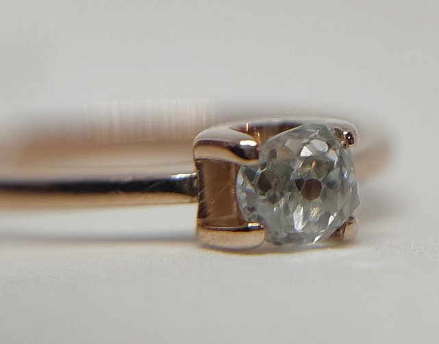 Кольцо из красного золота с бриллиантом (-ми) (29908615)  3