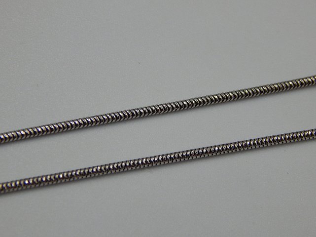 Серебряная цепь с плетением Снейк (30669012) 1
