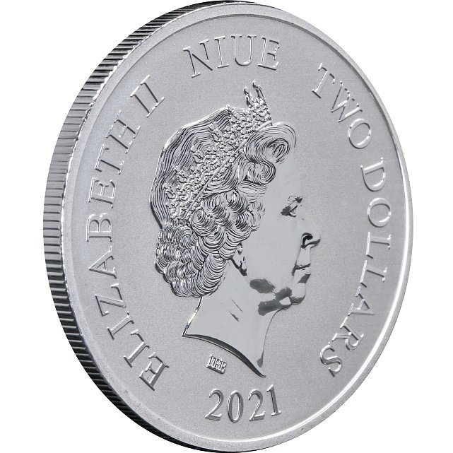 Серебряная монета 1oz Властелин Колец: Единое Кольцо 2 доллара 2021 Ниуэ (33214229) 8