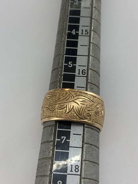 Обручальное кольцо из красного золота (33697600)  2