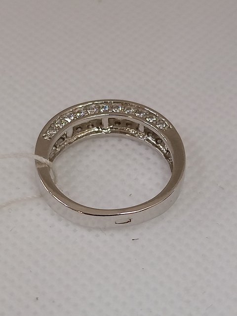 Серебряное кольцо с цирконием (33819503) 4