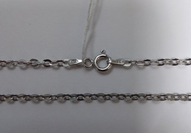 Серебряная цепь с плетением Ролло (30532040) 1