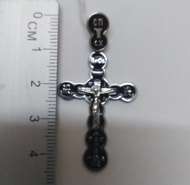 Срібний підвіс-хрест (30609601) 1