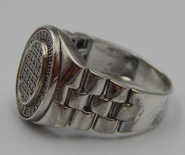 Срібний перстень із цирконієм (33220010) 2