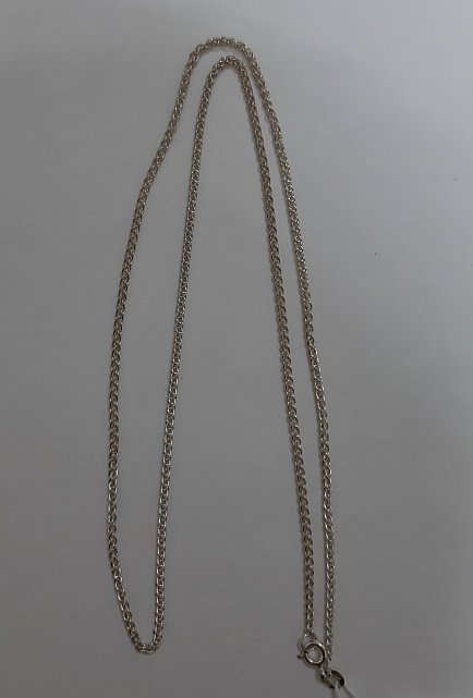 Серебряная цепь с плетением Колосок (30528515) 3