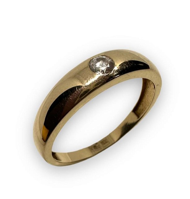 Кольцо из красного золота с цирконием (29861272) 0