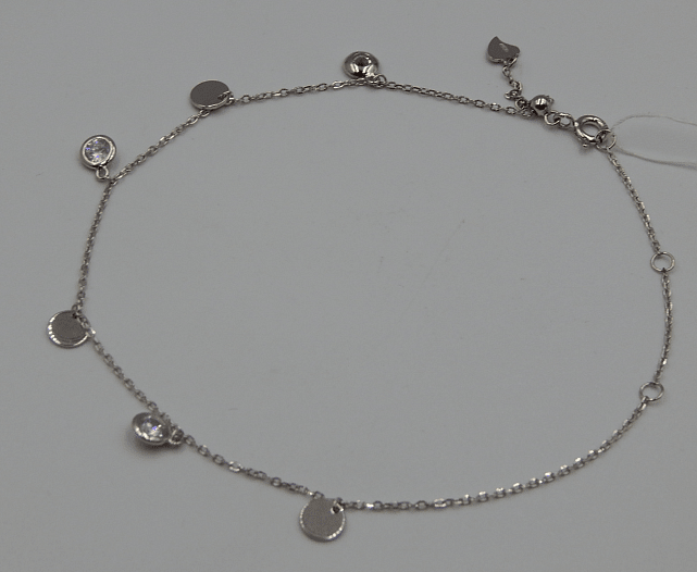 Серебряный браслет с цирконием (30805414) 0