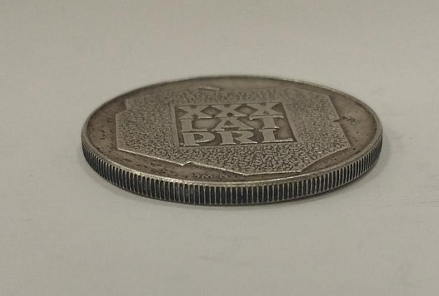 Серебряная монета 200 злотых 1974 Польша (33022374) 1