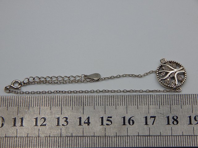 Серебряный браслет с цирконием (32553199) 3