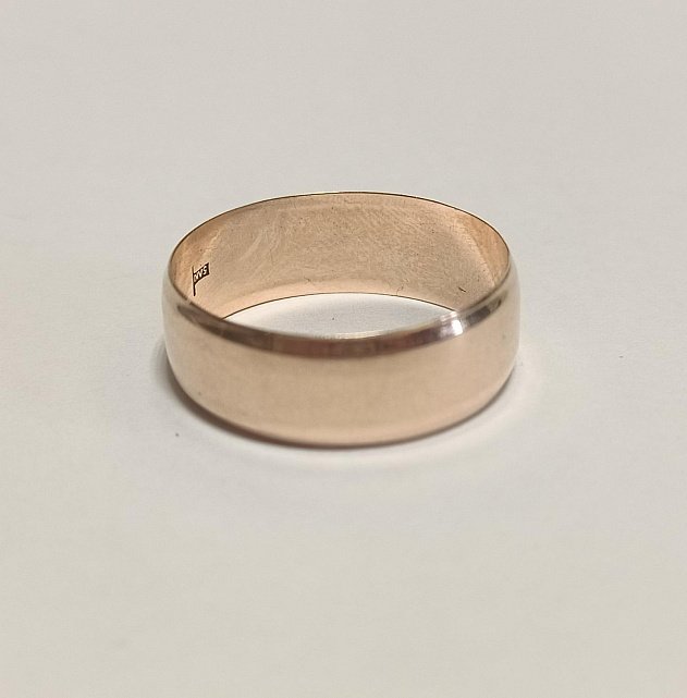 Обручальное кольцо из красного золота (33937026) 2