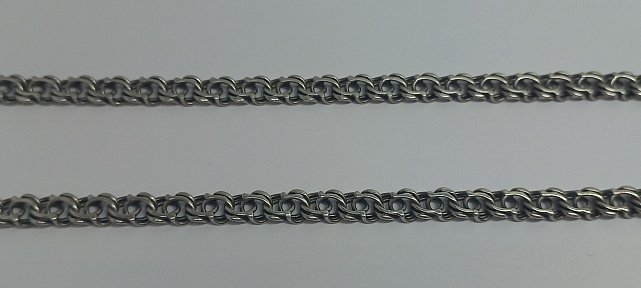 Срібний ланцюг із плетінням Бісмарк (33677572) 2