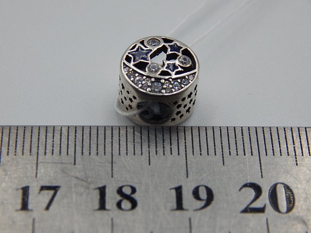 Срібний кулон з цирконієм та емаллю (32464220) 2