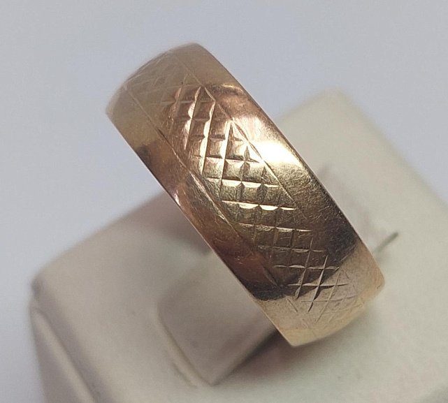 Обручальное кольцо из красного золота (33482315) 2