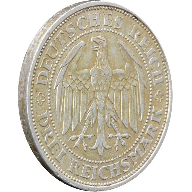 Серебряная монета 1000 лет Мейсену 3 марки 1929 Веймарская Республика Германия (29128224) 6