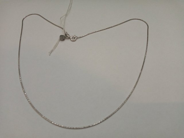 Срібний ланцюг із плетінням Снейк (29033319) 2