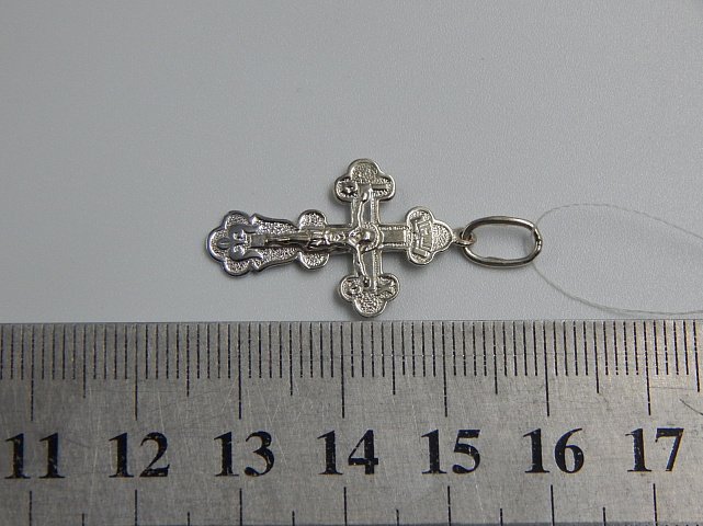 Срібний підвіс-хрест (32484315) 2