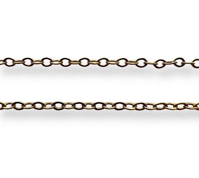 Цепь из красного золота с плетением Якорное (30117355)  2