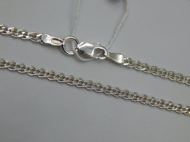 Срібний ланцюг із плетінням Нонна (33436799) 2