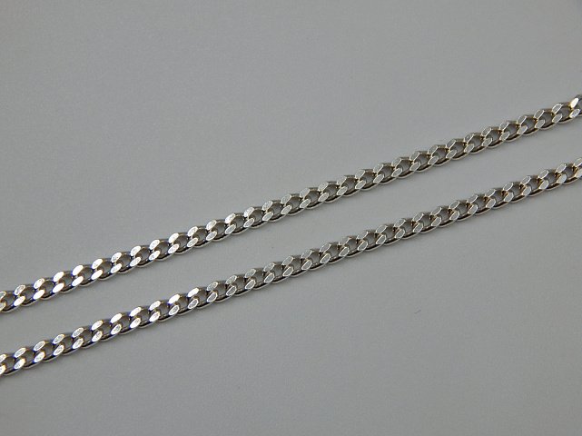 Срібний ланцюг з плетінням панцирне (32202889) 1