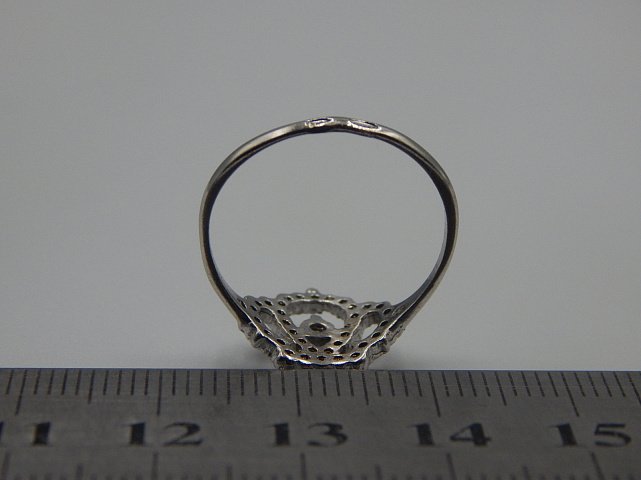 Серебряное кольцо с цирконием (33453939) 3