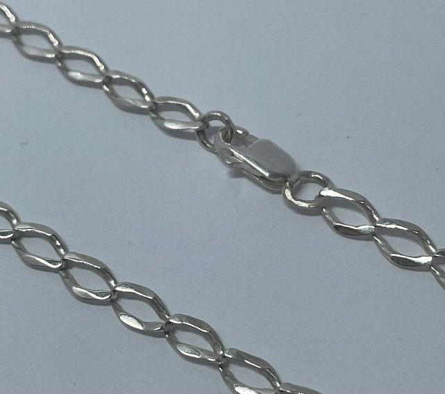 Серебряная цепь с плетением Ромб (33338978) 1