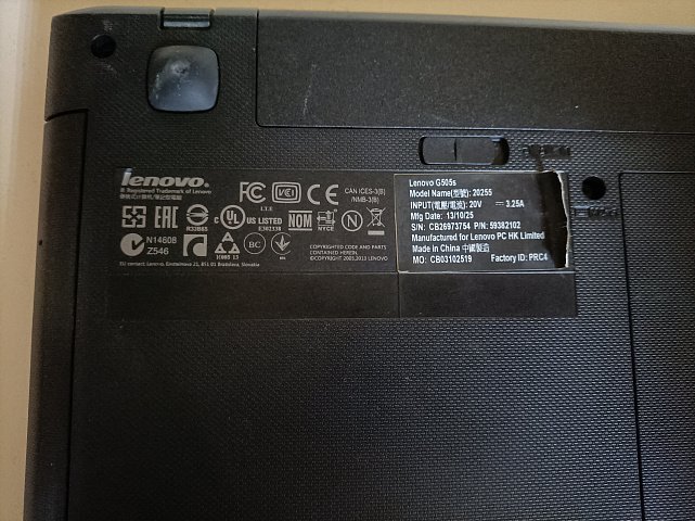 Ноутбук Lenovo IdeaPad G505s (59-382102) (33726523) 6