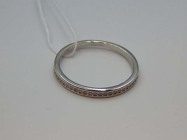 Серебряное кольцо с цирконием (30538042) 3