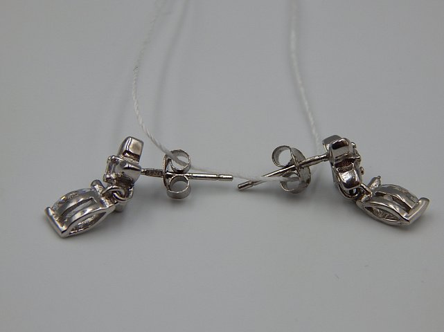 Срібні сережки з цирконієм (33002498) 2