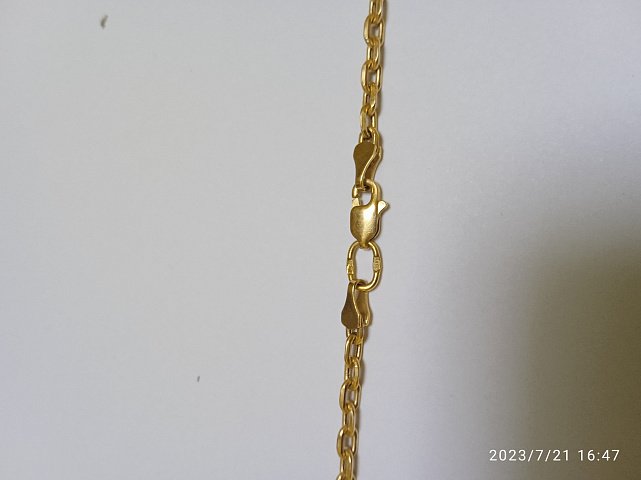 Цепь из желтого золота с плетением Якорное (31263884) 1