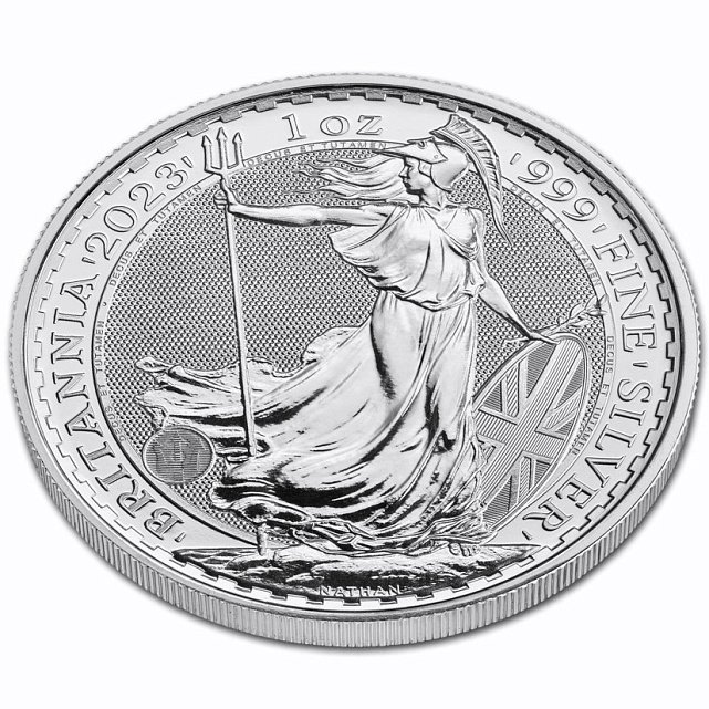 Серебряная монета 1oz Британия 2 английских фунта 2023 Великобритания (31572709) 2