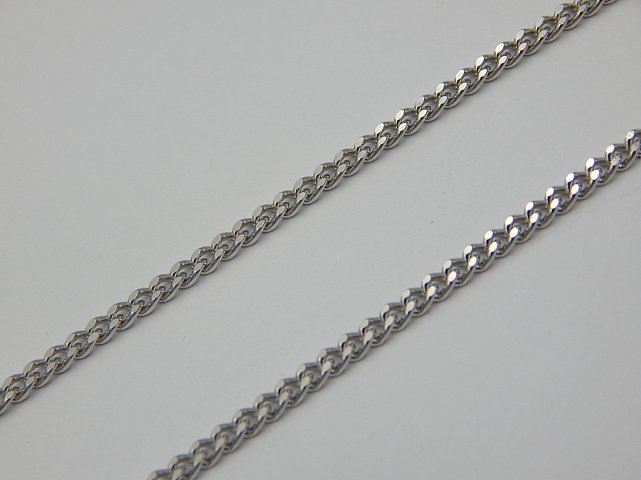 Срібний ланцюг із плетінням Панцирне (30518547) 0