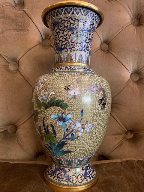 Декоративная ваза в Клуазоне (Китай) 31170687 2