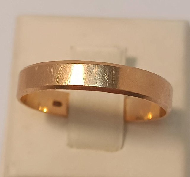 Обручальное кольцо из красного золота (33886100) 0