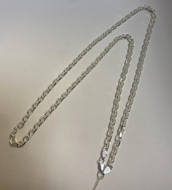 Срібний ланцюг із плетінням Якірне (33453762) 1