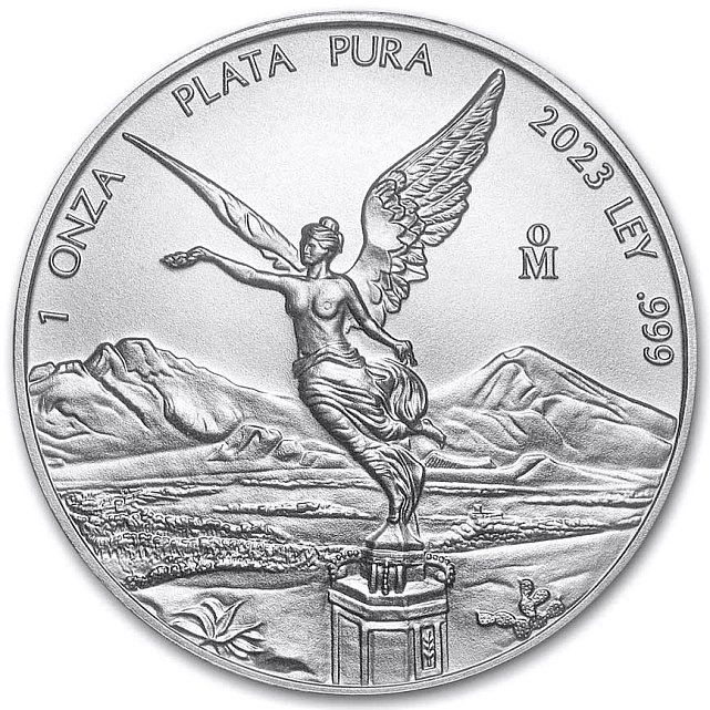 Срібна монета 1oz Лібертад 2023 Мексика (33383978) 0
