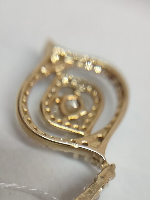 Кулон із жовтого золота з діамантом (-ми) (28543464) 16