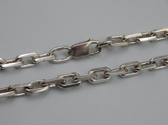 Серебряная цепь с плетением Якорное (30589239) 0