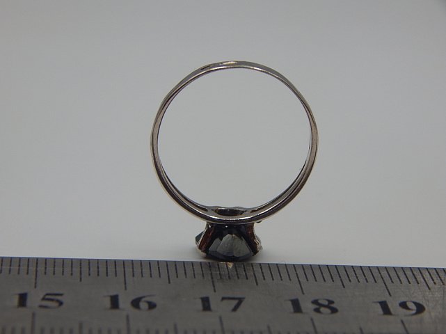 Серебряное кольцо с цирконием (33454167) 3